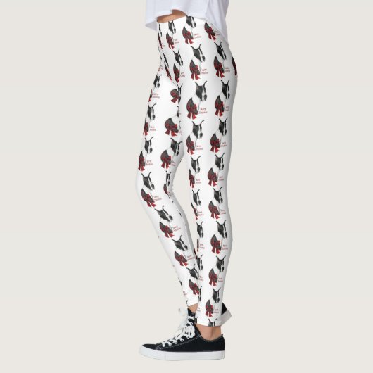 Mantle Great Dane Weihnachten Leggings (Links)