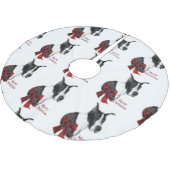 Mantle Great Dane Weihnachten Polyester Weihnachtsbaumdecke (Schrägansicht)