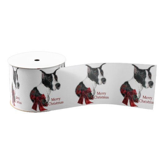 Mantle Great Dane Weihnachten Ripsband (Spule)