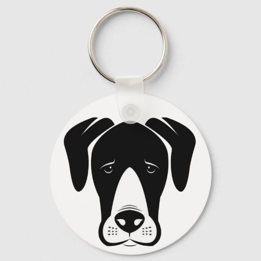 Mantle Great Danes Schlüsselanhänger (Vorderseite)