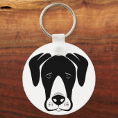 Mantle Great Danes Schlüsselanhänger (Vorderseite)