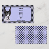 Mantle Pup Great Dane Business Card Visitenkarte (Vorne/Hinten)