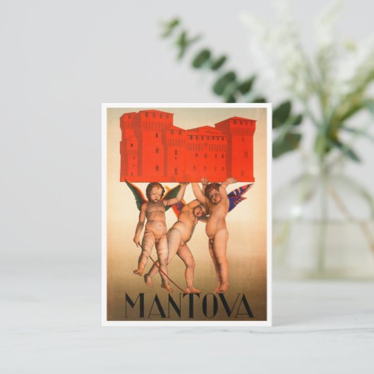 Mantova, Italien Vintage Travel Postcard Postkarte (Stehend Vorderseite)