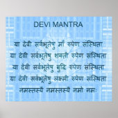 Mantra aus Durga Saptashi - Devi Bhagwat Poster (Vorne)