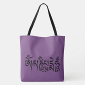 Mantra Black Script Tasche (Rückseite)