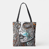 Mantra Bohemisch Meditation Tasche (Rückseite)