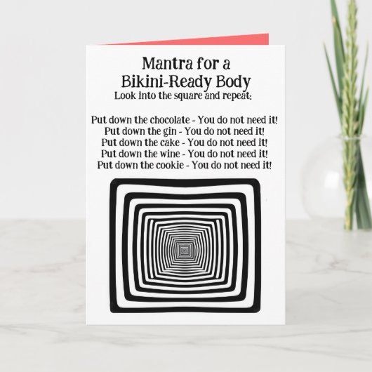 Mantra Card Sommerdiät Karte (Vorderseite)