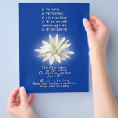 Mantra der Liebe Flyer (Hand)