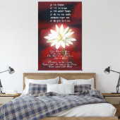 Mantra der Liebe Leinwanddruck (Insitu (Schlafzimmer))