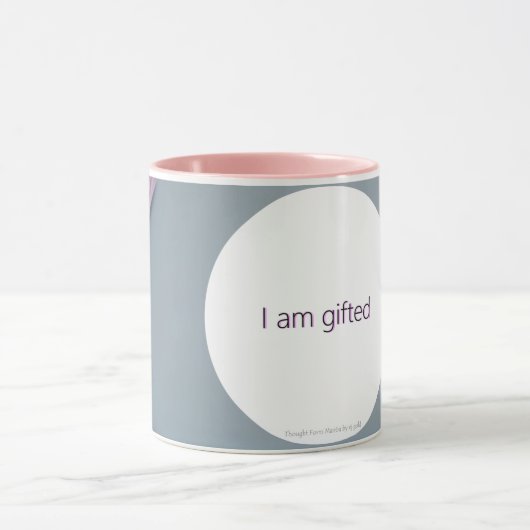 Mantra Feather Tasse - Ich bekomme 2 Töne individu (Zentrum)