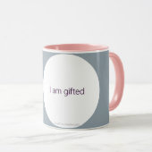 Mantra Feather Tasse - Ich bekomme 2 Töne individu (VorderseiteRechts)