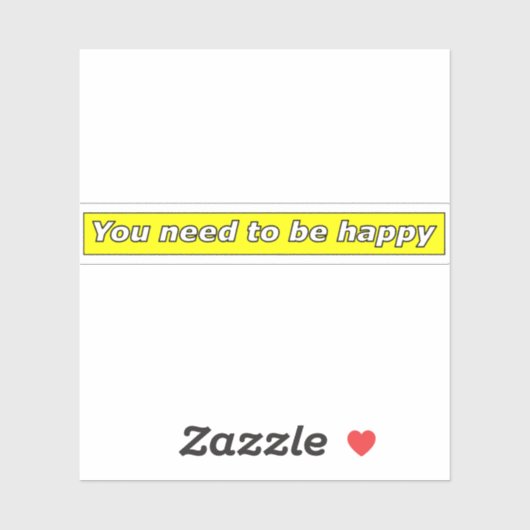 Mantra for living a beautiful life aufkleber (Blatt)