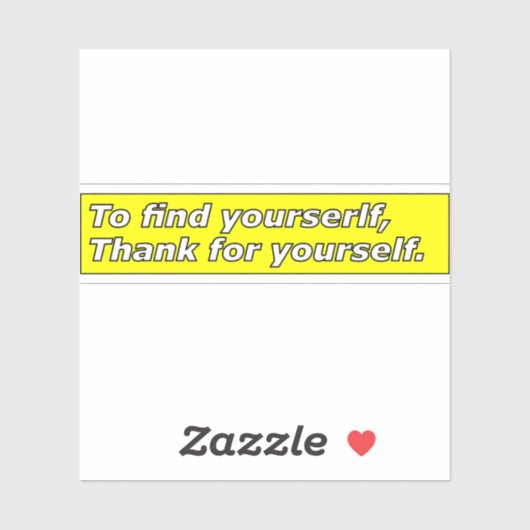 Mantra for living a beautiful life aufkleber (Blatt)