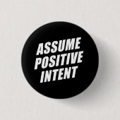 Mantra für die Affirmation Message - positive Absi Button (Vorderseite)