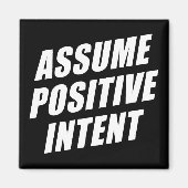 Mantra für die Affirmation Message - positive Absi Magnet (Vorne)