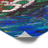 Mantra Garden - Om Leinwand Malerei Poster (Ecke)