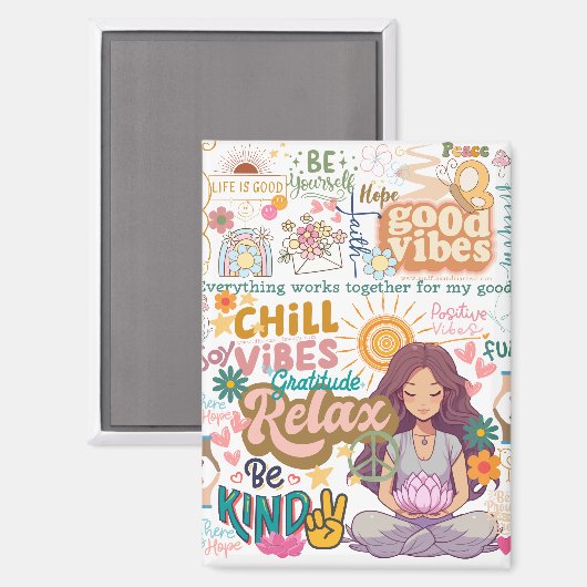 Mantra Magnet (Vorderseite/Rückseite)