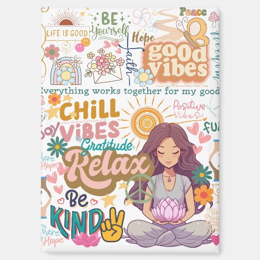 Mantra Magnet (Vorderseite)