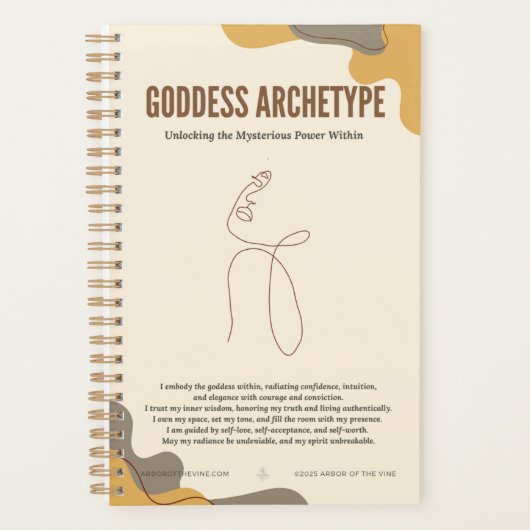 Mantra Planer für weibliche Power (Vorderseite)