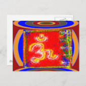 MANTRA Shakti: Power für Leidenswidmung - Frieden Postkarte (Vorne/Hinten)