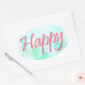 Mantra Sticker glücklich, gesund, klug, wohlhabend (Umschlag)