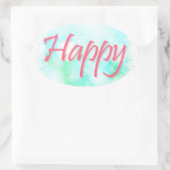 Mantra Sticker glücklich, gesund, klug, wohlhabend (Tasche)