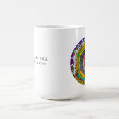 Mantra-Tasse mit dem Prayer-Portal - frei und frei Kaffeetasse (Mittel)