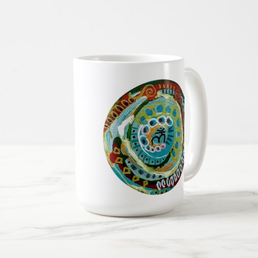 Mantra Tasse mit Gebetsportal - Präsenz (VorderseiteRechts)