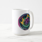 Mantra-Tasse mit Portal_freiheit Kaffeetasse (VorderseiteRechts)