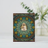 Mantra zu Shakyamuni Buddha Postkarte (Stehend Vorderseite)