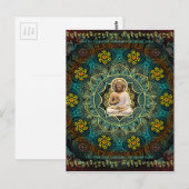 Mantra zu Shakyamuni Buddha Postkarte (Vorne/Hinten)