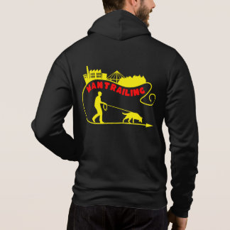 Mantrailing Suchteam Schäferhund und Mann Hoodie