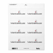 MantraMouse® Logo-Aufkleber (Vorne)