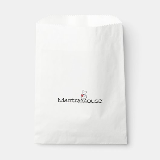 MantraMouse® Logo-Tags Geschenktütchen (Vorderseite)