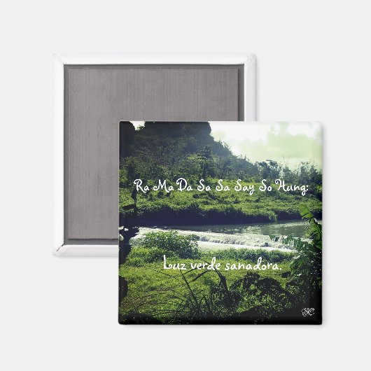 Mantras Magnet (Vorderseite/Rückseite)