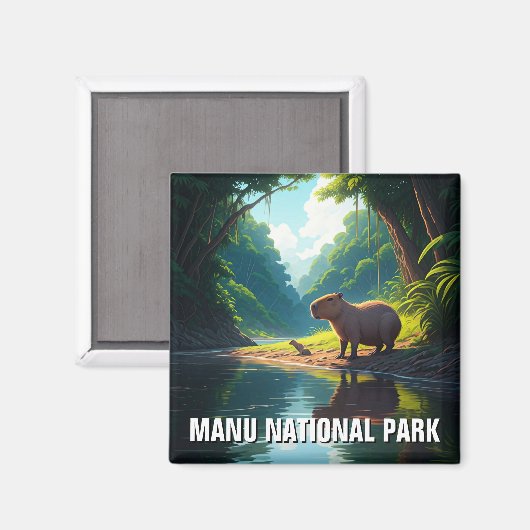 Manu Nationalpark Peru Magnet (Vorderseite/Rückseite)