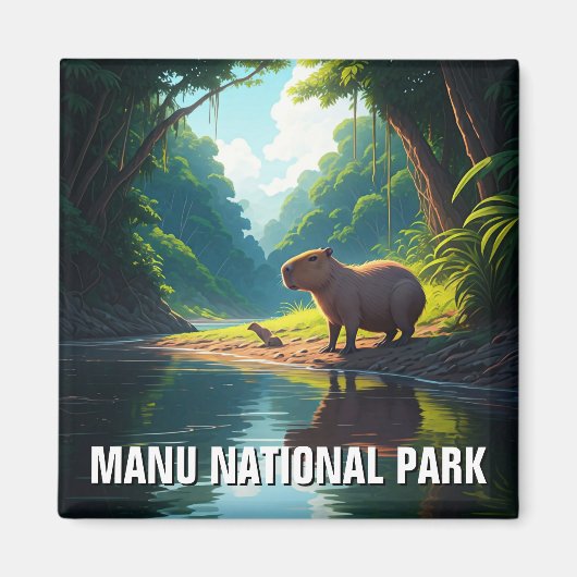 Manu Nationalpark Peru Magnet (Vorne)