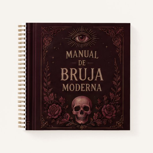 manual de bruja moderna marron notizblock (Vorderseite)