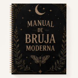 manual de bruja negro notizblock