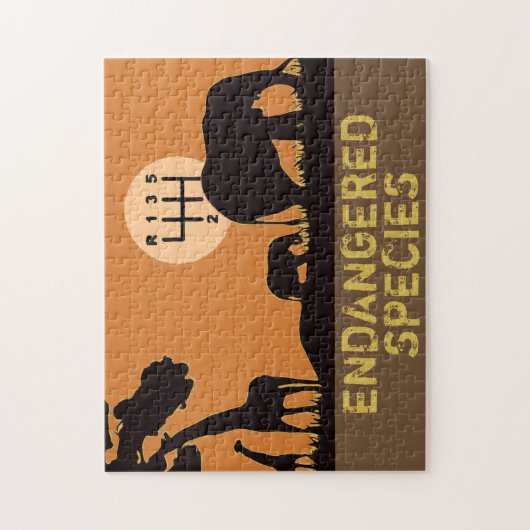 MANUAL - gefährdet Puzzle (Vertikal)