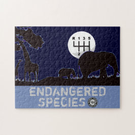 MANUAL - gefährdet Puzzle