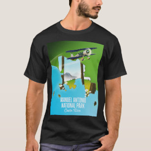 Manuel Antonio National Park Karte T-Shirt