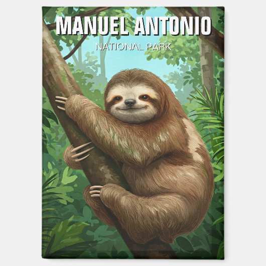 Manuel Antonio Nationalpark Costa Rica Reisen Magnet (Vorderseite)