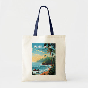 Manuel Antonio Nationalpark Reise Kunst Vintage Tragetasche
