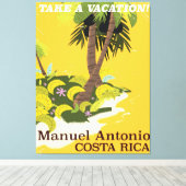 Manuel Antonio, Reiseplakat Costa Rica Leinwanddruck (Insitu (Holzboden))