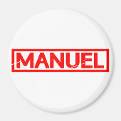 Manuel Briefmarke Magnet (Vorne)