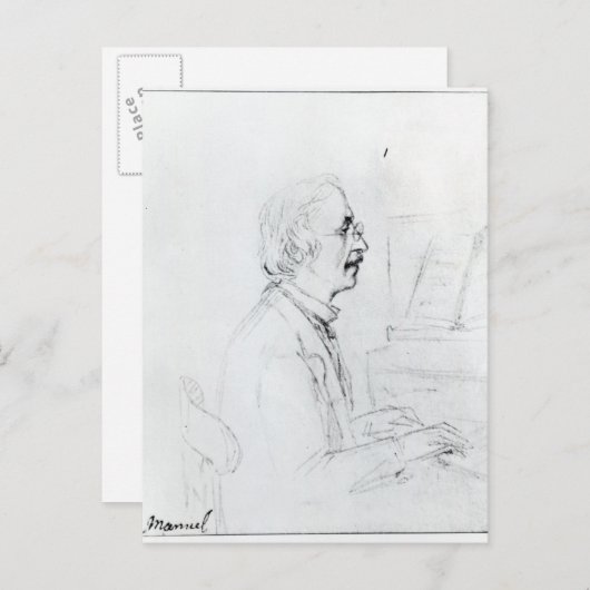 Manuel Garcia Postkarte (Vorne/Hinten)