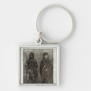 Manuel I Comnenus und Kaiserin Maria von Antioch Schlüsselanhänger