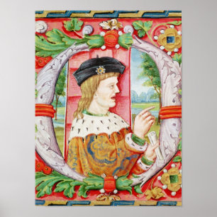 Manuel I "das glückliche", König von Portugal Poster