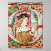 Manuel I "The Fortunate", König von Portugal Poster (Vorne)